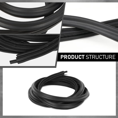 G-PLUS Front Door Weatherstrip Seal LH or RH Side Compatible with Chevy Silverado 1500 2007-2013,Fit Chevy Silverado 2500HD 3500HD 2007-2014,Fit GMC Sierra 1500 2500HD 3500HD 2007-2014