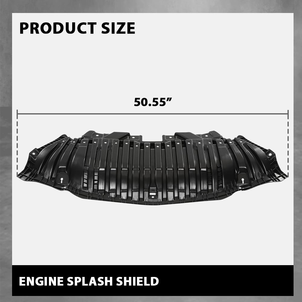 G-PLUS Front Engine Splash Shields Compatible with Benz C300 2016-2021 2055200000-PFM MB1228184