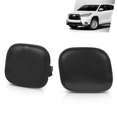 G-PLUS Front Bumper Tow Hook Cover 2PCS for Toyota Highlander 2014-2016 Close-up View