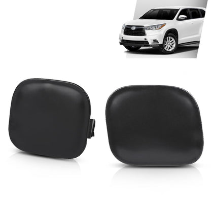 G-PLUS Front Bumper Tow Hook Cover Cap 2pcs Compatible with Toyota Highlander 2014-2016 2 Pcs 521270E926