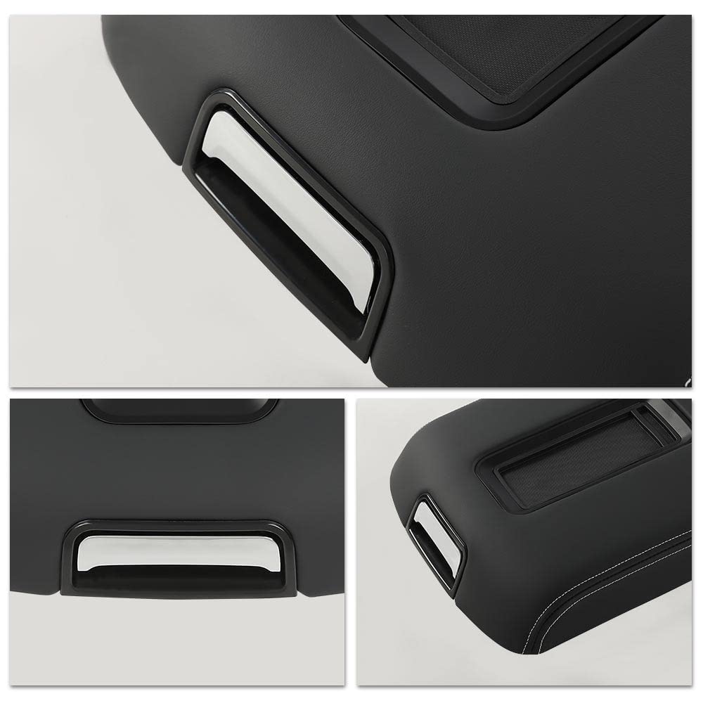 G-PLUS Center Console Armrest Lid Compatible with Chevy Tahoe/Suburban 2015-2019,Fit GMC Yukon/Yukon XL Center 2015-2019 Console Armrest Lid 0227083AA L0227083AA Black