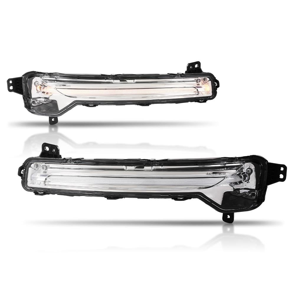 G-PLUS LED Turn Signal Lights Lamp w/Bulb Left+Right Side Compatible with Lincoln Corsair 2020-2024 LJ7Z13K371B, LJ7Z13K371A, FO2530174, FO2531174 Black