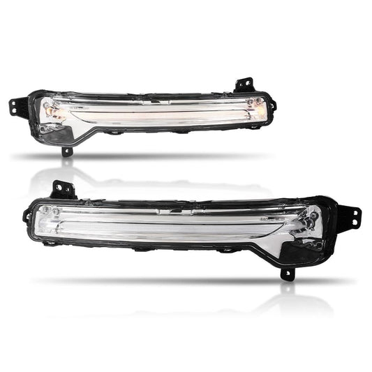 G-PLUS LED Turn Signal Lights Lamp w/Bulb Left+Right Side Compatible with Lincoln Corsair 2020-2024 LJ7Z13K371B, LJ7Z13K371A, FO2530174, FO2531174 Black