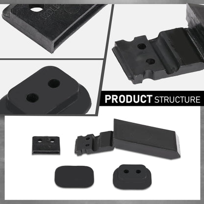 G-PLUS Rear Sliding Window Glass Latch Kit Set Compatible with Dodge D100 D150 D250 D350 Truck 1984-1993,Fit Dodge Ram 1994-2002,Fit Ford F1980-1994