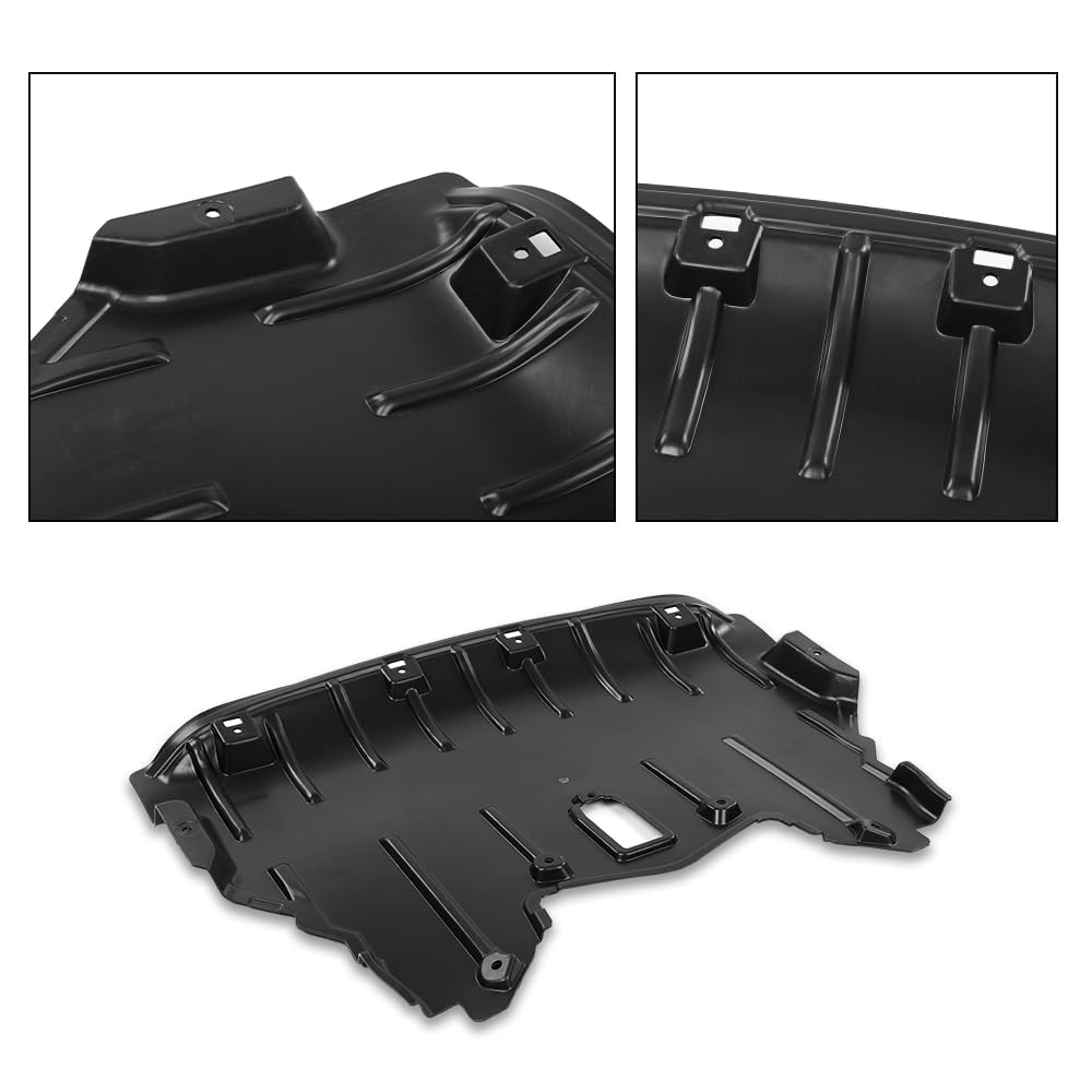 G-PLUS Front Engine Splash Shield Compatible with BMW X5 3.0si 4.8i 2007-2008/Fit BMW X5 xDrive30i xDrive48i 2009-2010 51757158385 BM1228151