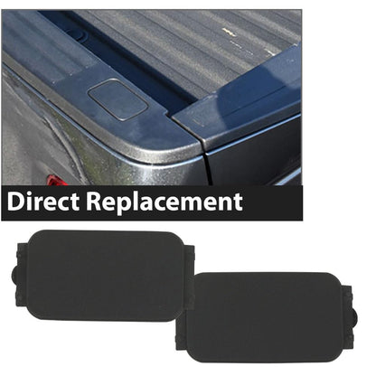 G-PLUS Truck Bed Rail Cap Plastic Bedrail Insert Plug Box 2pcs Compatible with Ford F150 2015-2023/ Fits Ford F250 F350 Super Duty 2017-2023 FL3Z99290D90AB
