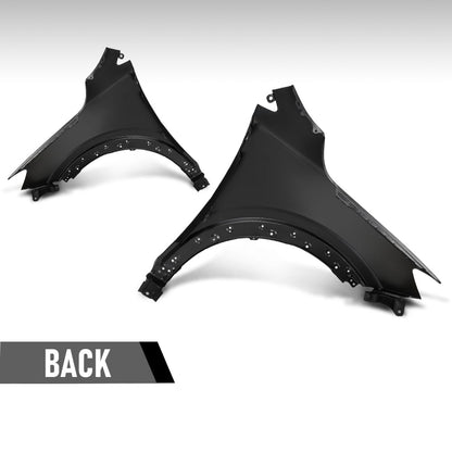 G-PLUS Fenders Pair LH & RH Compatible with Buick Encore GX Preferred 2020-2024 Fit Buick Encore GX (submodel: Avenir, Sport Touring) 2024 42766486, 42766485 Black