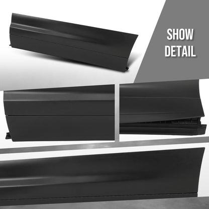 G-PLUS Rear Left Lower Door Molding Trim Compatible with Porsche Cayenne 2011-2018 Without Off-Road Package 95855978920G2X, 958-559-789-20-G2X Black