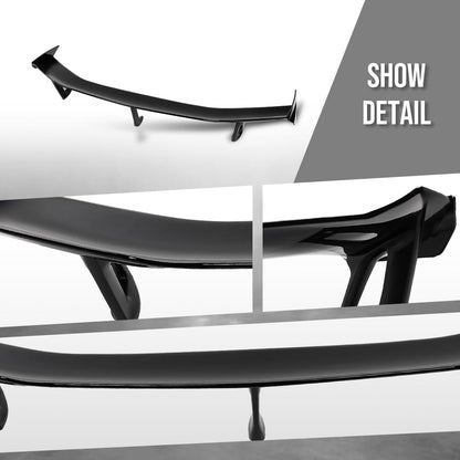 G-PLUS Rear Trunk Spoiler Wing Compatible with Chevy Camaro 2016 2017 2018 2019 2020 2021 ZL1 1LE Black