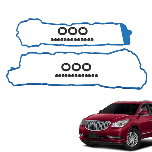 G-PLUS Valve Cover Gasket Set Blue VS50808R VS50502 Fit Cadillac CTS 2008-2015/Chevy Equinox 2010-2016/Buick Lacrosse 2010-2016/Cadillac SRX 2010-2016/GMC Terrain 2010-2016