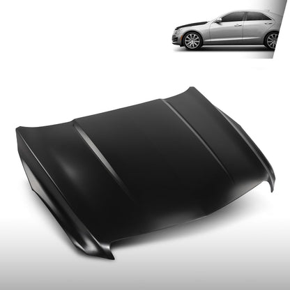 G-PLUS Front Hood Panel Compatible with Cadillac ATS 2013-2019 84076715 Black