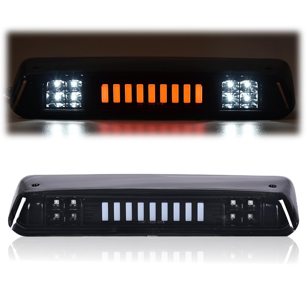G-PLUS Rear LED 3rd Third Brake Light High Mount Stop Light Type I Compatible with 2004-2008 Ford F150/Lobo Rear LED Bar Brake Light High Mount Lamp Replacement