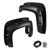 G-PLUS Upgrade Fender Flares Compatible with Chevy Silverado 1500 2007-2013 (For 69.3" Short Bed Crew Cab) Not Fit 07 Classic Models & GMC Sierra Wheel Cover Smooth Pocket Riveted 4 PCS