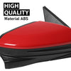 G-PLUS Power Heated View Camera Side Mirror w/ 11-Pin Right Passenger Side Compatible with Honda Civic Sedan 2016-2020 Manual Folding Red 76208-TBC-A02ZA HO1327107