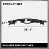 G-PLUS Radiator Support Cover Upper Compatible with Jeep Patriot 2011-2017 Black CH1217100