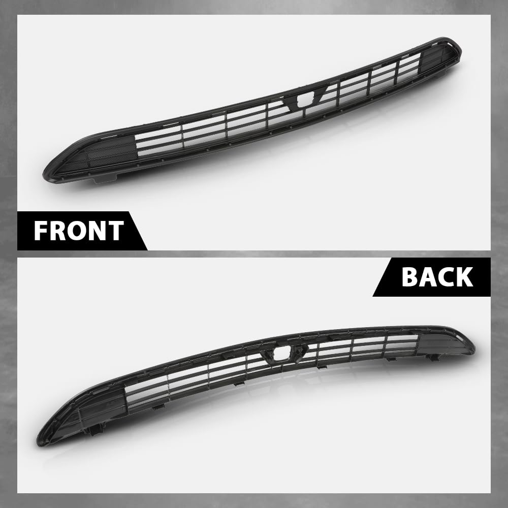 G-PLUS Front Bumper Center Middle Grille With Camera Option Compatible with Toyota Rav4 XLE LE 2016-2018 TO1036177 Grill