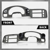 G-PLUS Dash Radio Cluster Trim Bezel Panel Compatible with Chevy Astro GMC Safari 1995-2005 15718197 Gray