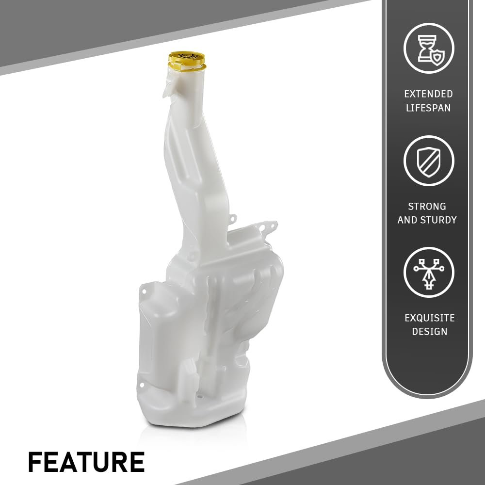 G-PLUS Washer Reservoir Windshield Tank Compatible with Jeep Cherokee 2019-2023 8406291AA-PFM