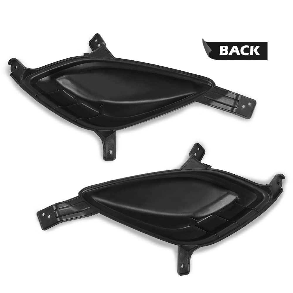G-PLUS Fog Light Covers Bezel Compatible with 2011-2013 Elantra GL GLS L Limited 865643Y000 HY1039112 865633Y000 HY1038112 Left Driver Right Passenger Side 2pcs