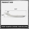 G-PLUS Front Bumper Chrome Trim Molding Fit Benz E-CLASS W212 2014-2016,Fit Benz E200/E250 E300/ E300/E350/ E350/E400/ E400/E500 E550 4Matic, AMG STYLE 2014-2016