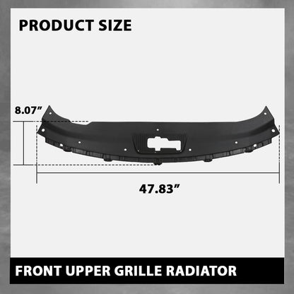 G-PLUS Front Upper Grille Radiator Assembly Compatible with Hyundai Sonata 2015-2017 Black