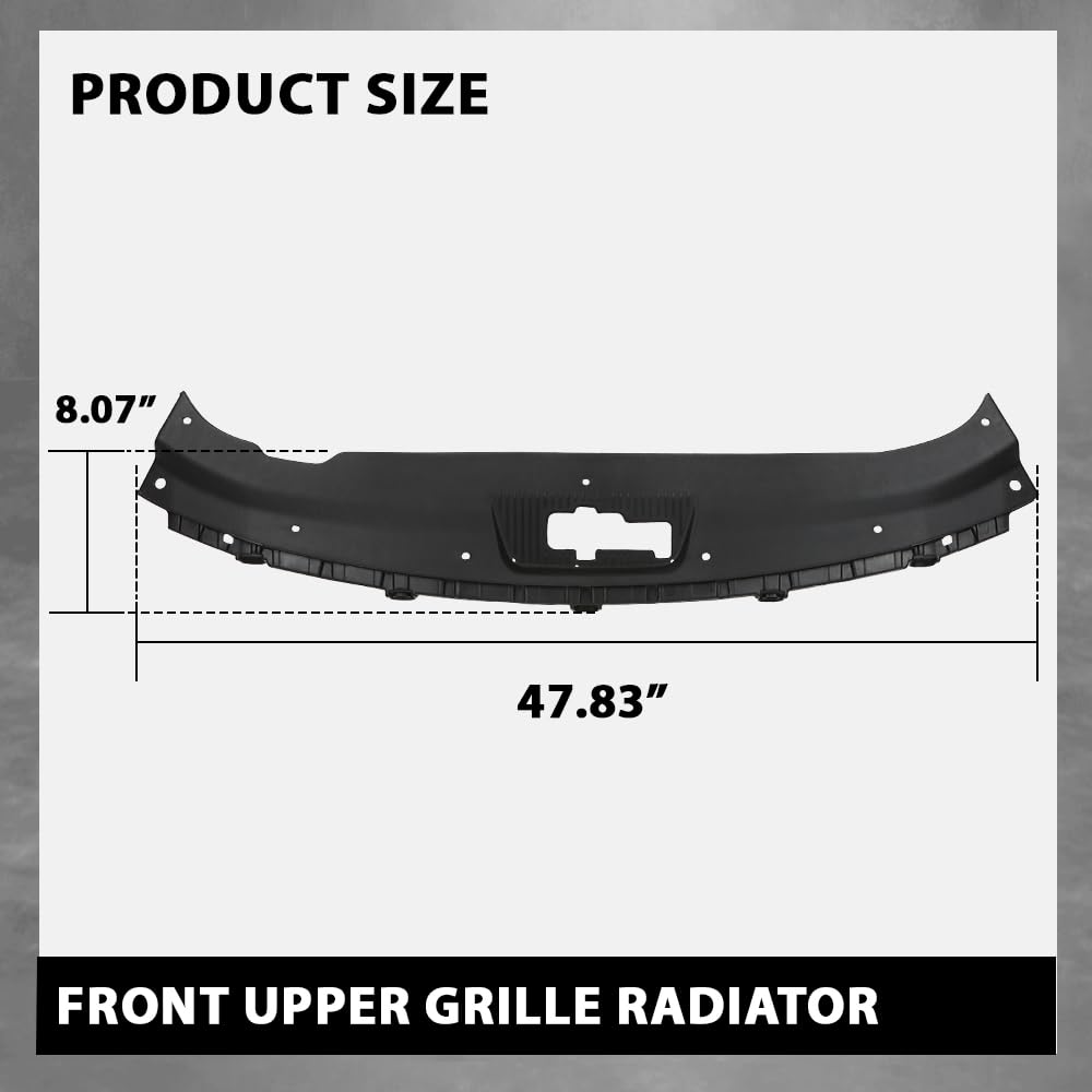 G-PLUS New Radiator Support Cover Compatible with Hyundai Velo ster Rally Edition 2016/Hyundai Velo ster Turbo 2013-2017 /Hyundai Velo ster Turbo R-Spec 2014-2017 863532V500