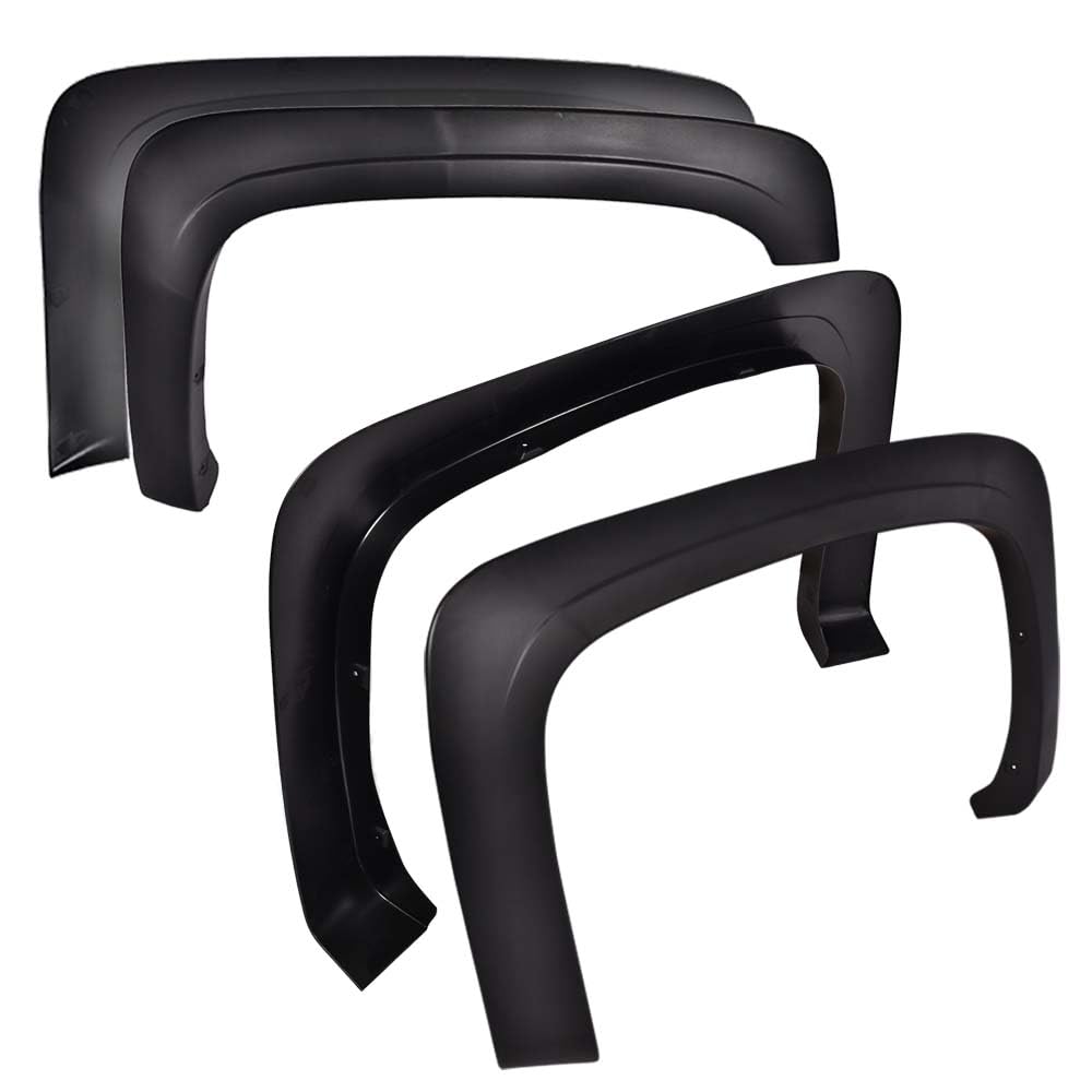 G-PLUS Silverado Fender Flares with 78.0"/97.6" Standard & Long Bed, Fit Chevy Silverado 1500/2500HD/3500HD 2007-2013 & 2007 Silverado New Body Style Only (Not Fit GMC Sierra & Dually Models)