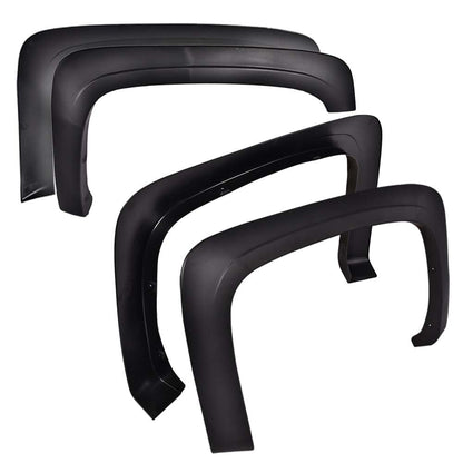 G-PLUS Silverado Fender Flares with 78.0"/97.6" Standard & Long Bed, Fit Chevy Silverado 1500/2500HD/3500HD 2007-2013 & 2007 Silverado New Body Style Only (Not Fit GMC Sierra & Dually Models)
