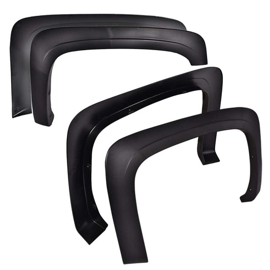 G-PLUS Silverado Fender Flares with 78.0"/97.6" Standard & Long Bed, Fit Chevy Silverado 1500/2500HD/3500HD 2007-2013 & 2007 Silverado New Body Style Only (Not Fit GMC Sierra & Dually Models)