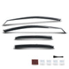 G-PLUS in-Channel Side Window Vent Visor Deflectors Rain Guards Compatible with Toyota Camry 2018-2024 Impact-Resistant PC 4 PCS Smoky