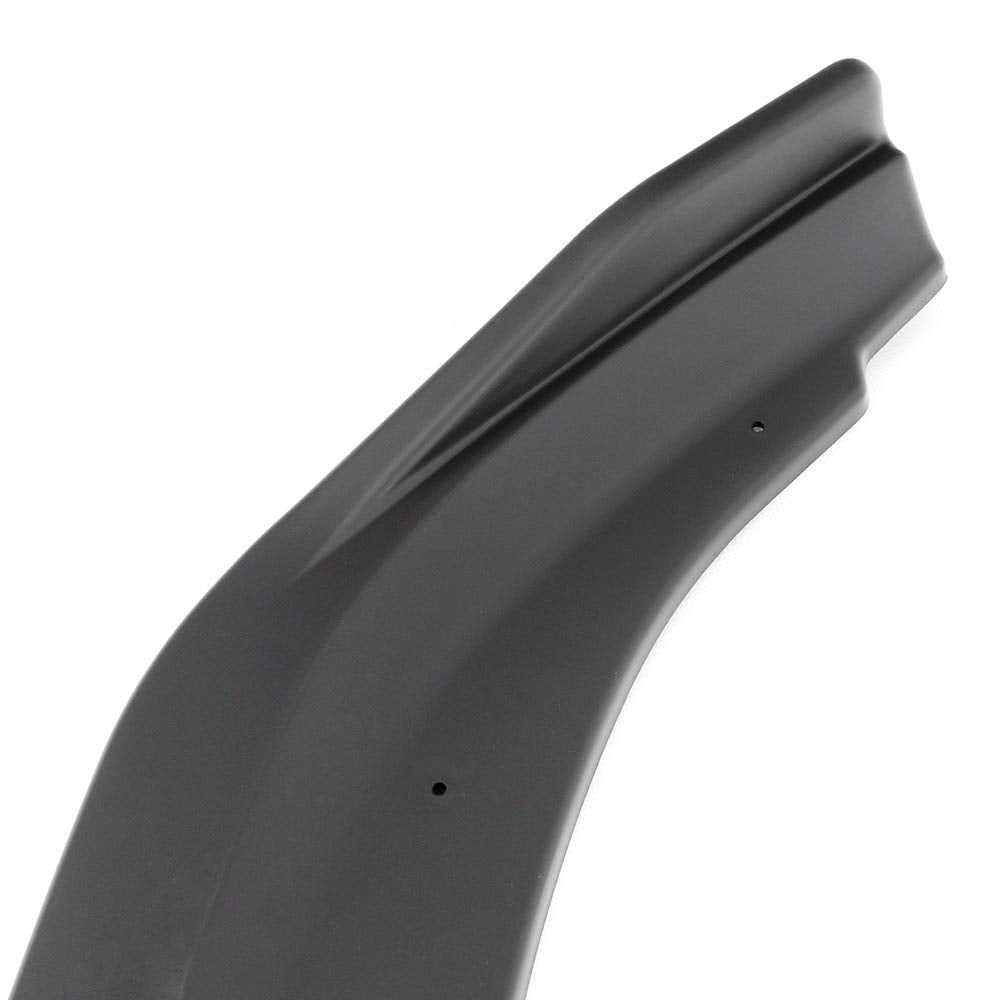 Matt Black Front Bumper Lip Trim Protection Splitter Spoiler Body Kit Compatible for Honda Civic 2016-2018 Lower Bumper