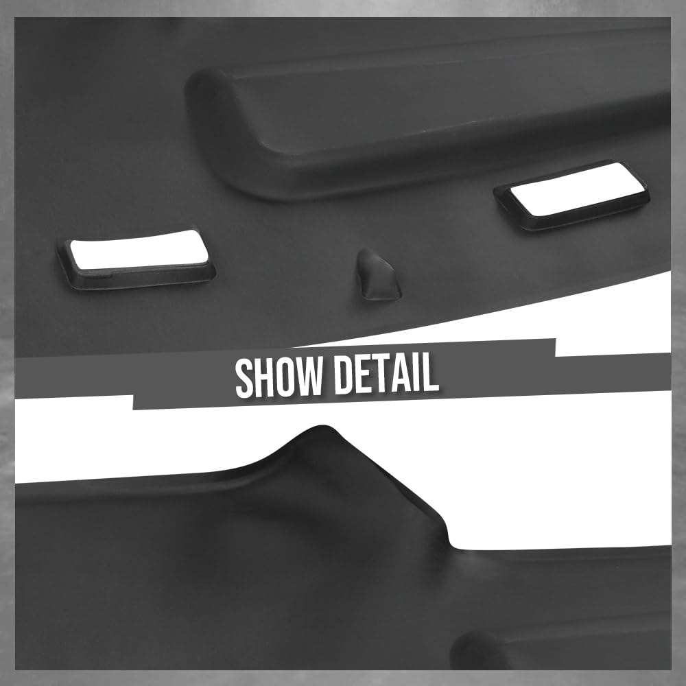 G-PLUS TPE Dash Cover Skin Dash Cover Overlay Skin Compatible with Dodge Ram 1500 2500 3500 Truck 1994 1995 1996 1997 Brown