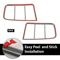 G-PLUS Tail Light Bezel Cover for Ford Mustang 2005-2009 Chrome Style Product Image
