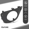 G-PLUS Left Fog Light Cover Lamp Bezel, Compatible with Porsche Macan Base and S Model 2015-2018, Driver Side, 95B807795B, 95B807795