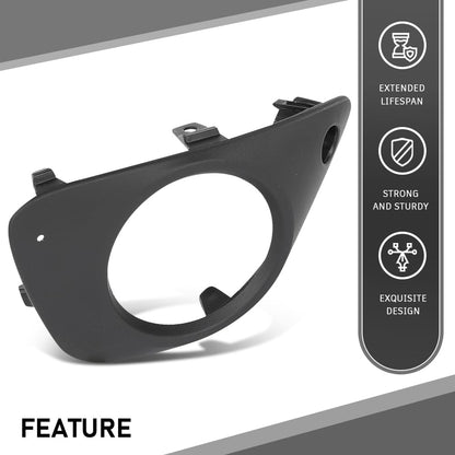 G-PLUS Left Fog Light Cover Lamp Bezel, Compatible with Porsche Macan Base and S Model 2015-2018, Driver Side, 95B807795B, 95B807795