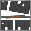 G-PLUS TPE Floor Mats Fit Subaru Ascent 2019-2026 3rd Row Truck Accessories Cargo Liners All Weather Protection 2PCS Black Alfombras para Carro