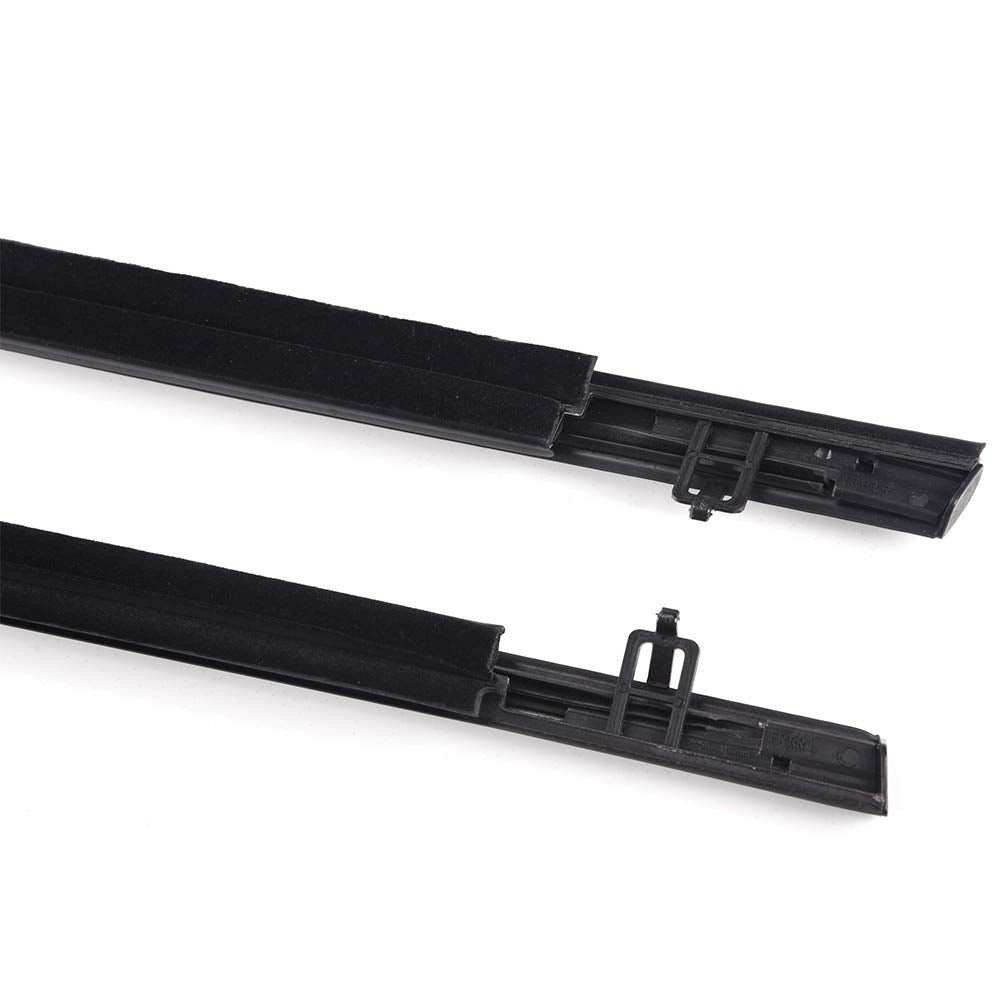 4PCS Weatherstrip Window Seal Compatible for Honda Civic 4 Door 2006-2011 Outside Trim Seal Belt Black