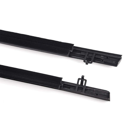 4PCS Weatherstrip Window Seal Compatible for Honda Civic 4 Door 2006-2011 Outside Trim Seal Belt Black