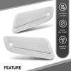 G-PLUS Mirror Covers Left & Right 2pcs Silver Compatible with Ford F150 2009-2014 9L3Z17D743CA, 9L3Z17D742CA