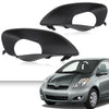 G-PLUS Front Bumper Fog Light Driving Lamp Cover Trim Compatible with Toyota Yaris Sedan 2007-2013/Fit Toyota Vios Limo (XP90) 2007-2013/Fit Belta 2006-2012 52127-0D190, 52128-0D090