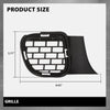 G-PLUS Fog Light Covers Pair Compatible with Dodge Challenger Hellcat or Widebody Models 2015-2023 Black