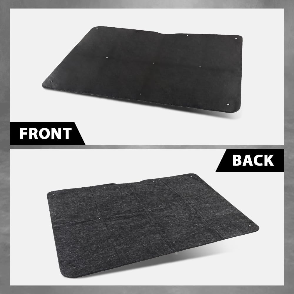 G-PLUS Under Hood Insulation Pad 1/2" Clips Compatible with 1981-1987 Buick Regal