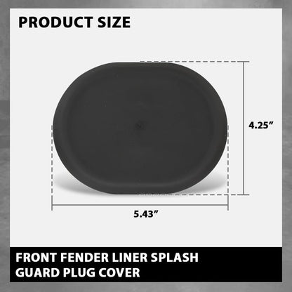 G-PLUS Wheel Arch Cover Fender Liner Plug Cover, Compatible with Audi A6 C6 2005-2011, 4F0809967