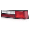 G-PLUS Taillights Taillamps Rear Brake Lights Right Passenger Side w/o Bulbs Compatible with Ford Mustang 1987-1993 FO2801168, E7ZZ13404A Red Lens Black Housing Faros Traseros Luces TraserasAssembly