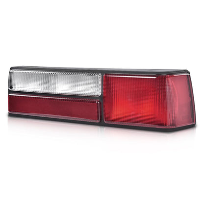 G-PLUS Taillights Taillamps Rear Brake Lights Right Passenger Side w/o Bulbs Compatible with Ford Mustang 1987-1993 FO2801168, E7ZZ13404A Red Lens Black Housing Faros Traseros Luces TraserasAssembly