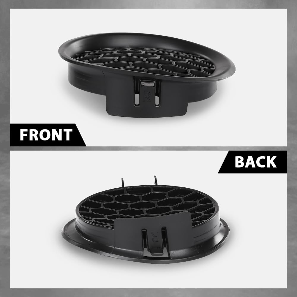 G-PLUS Fog Light Cover Grilles Left&Right Compatible with Subaru Impreza (Wagon & Sedan) 2008-2014 Black 57731FG210