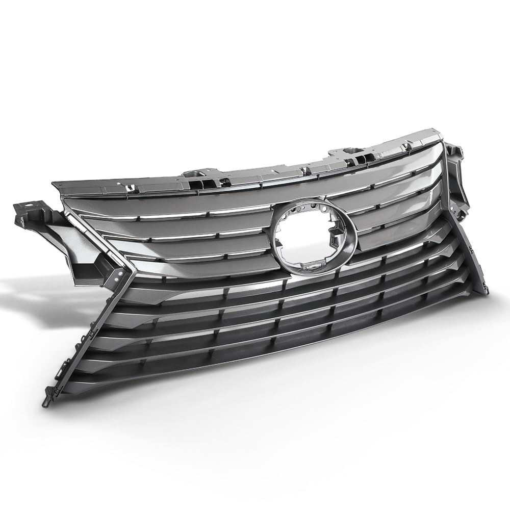 G-PLUS Front Bumper Upper Grille Compatible with LX RX350 2016-2018, Fit LX RX450H 2016-2019 & RX350L 2018, 531110E170, LX1200180 Gray