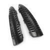G-PLUS Rear D-Pillar Molding Trim Panels Compatible with Chevy Tahoe GMC Yukon 2000-2006 15764012, 15765114 Black
