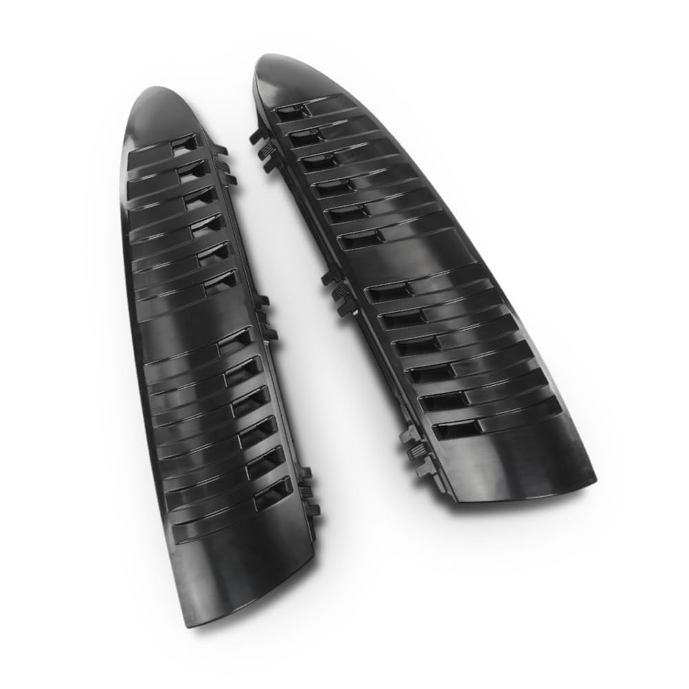 G-PLUS Rear D-Pillar Molding Trim Panels Compatible with Chevy Tahoe GMC Yukon 2000-2006 15764012, 15765114 Black