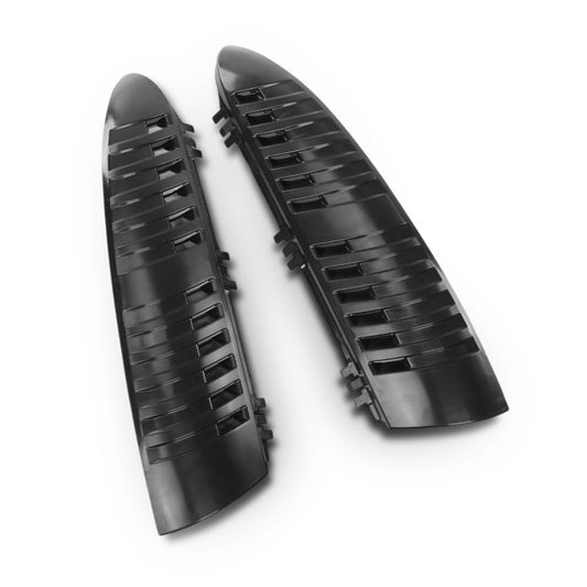 G-PLUS Rear D-Pillar Molding Trim Panels Compatible with Chevy Tahoe GMC Yukon 2000-2006 15764012, 15765114 Black